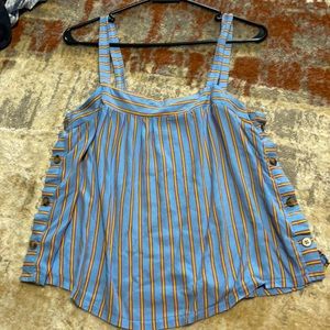 Striped multicolor tank